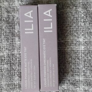 Ilia liquid powder Chromatic and Matte eye tint